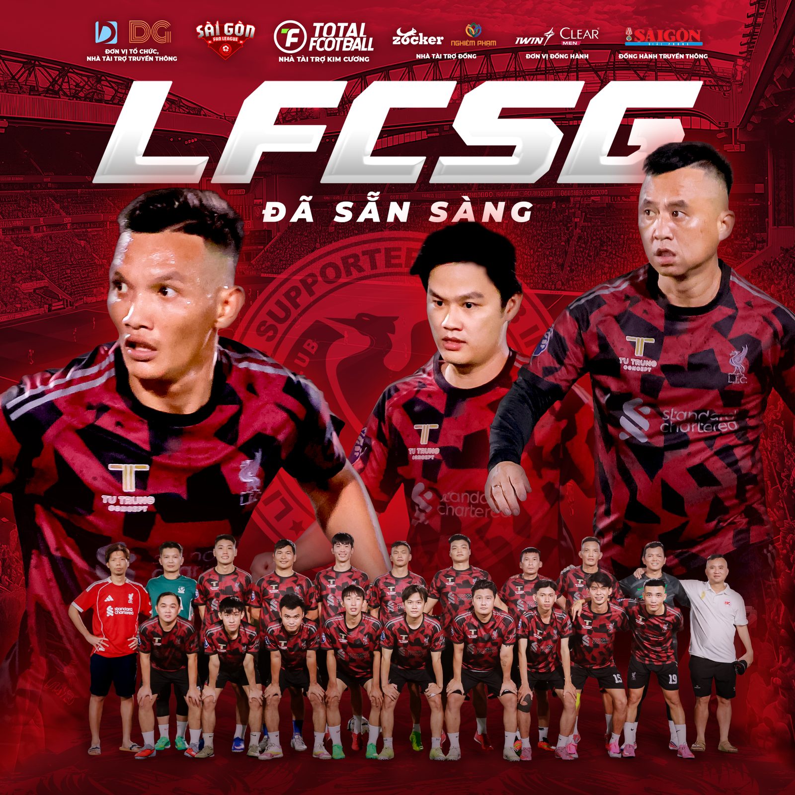 12 đội bóng tham dự SaiGon Fanleague 2026