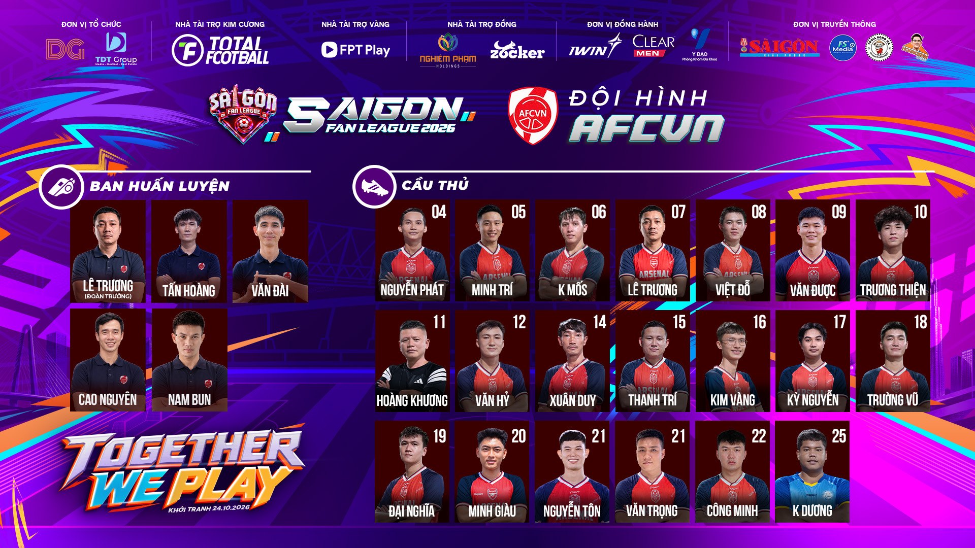 Đương kim vô địch AFC HCM Super Team năm nay liệu có giữ vững ngôi vô địch