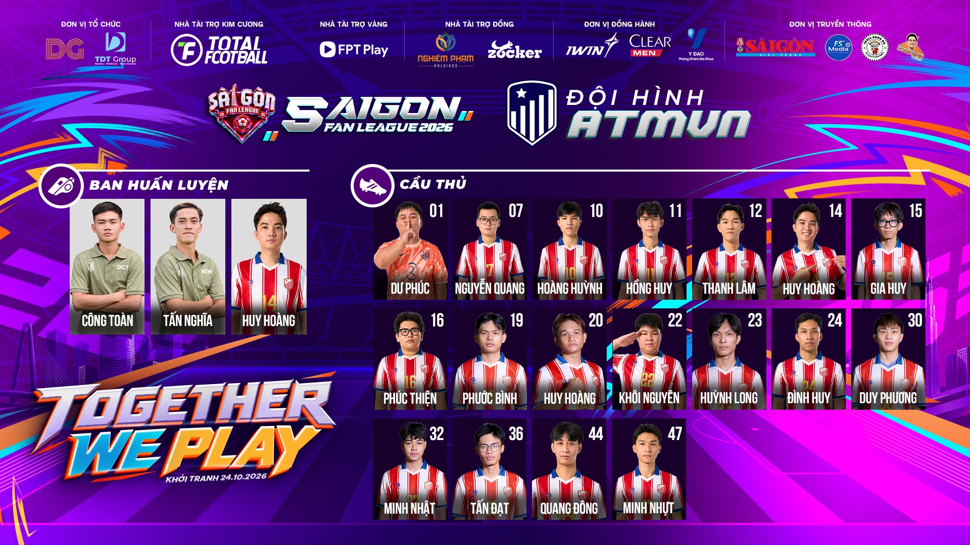 ATMVN FC – ĐỎ TRẮNG TỪ MADRID ĐẾN HỒ CHÍ MINH