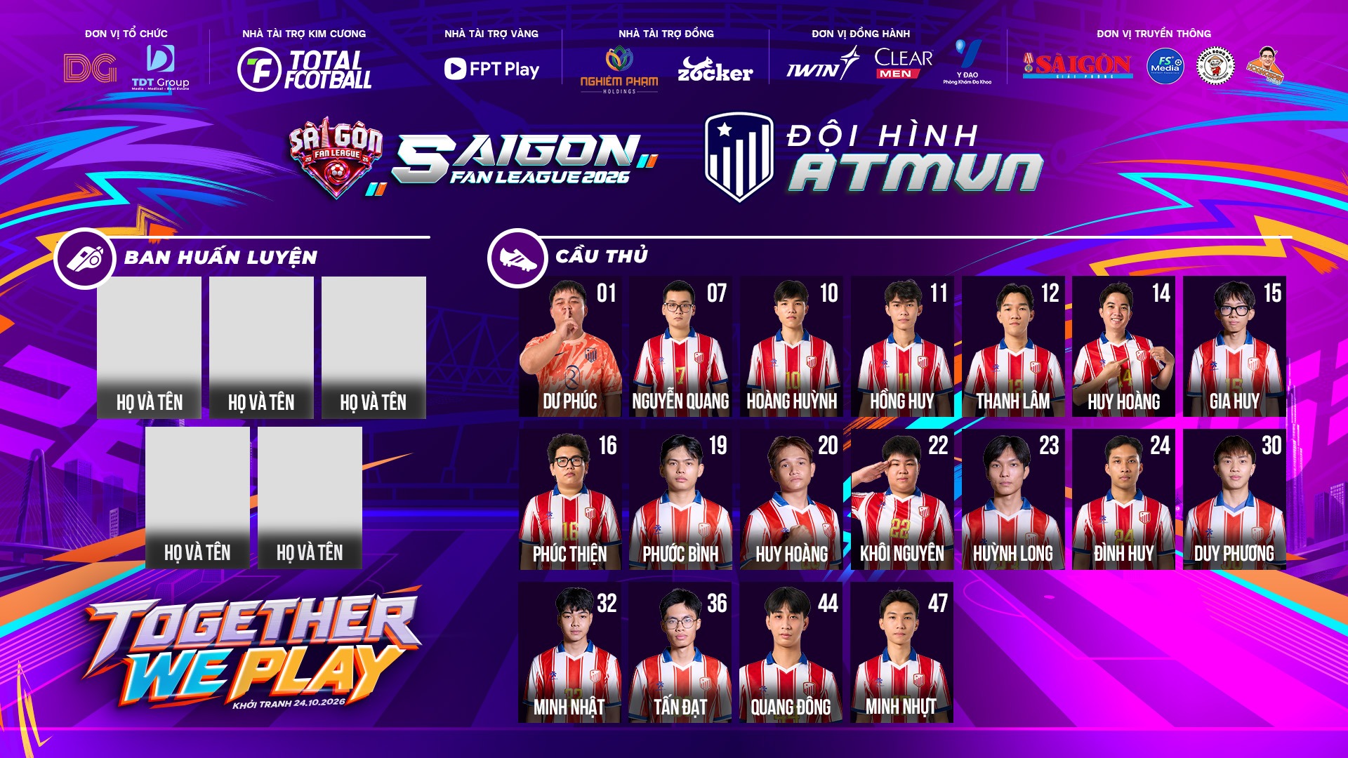 ATMVN FC – ĐỎ TRẮNG TỪ MADRID ĐẾN HỒ CHÍ MINH