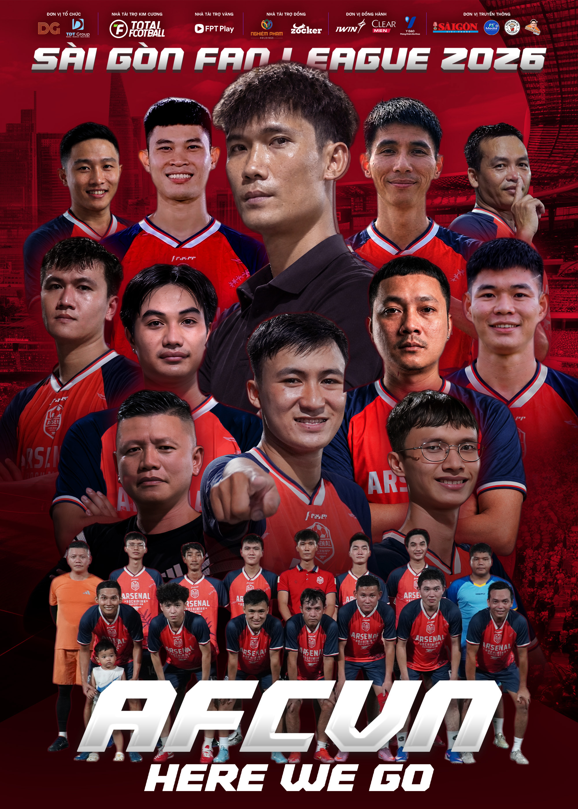 Thành viên đội AFC HCM